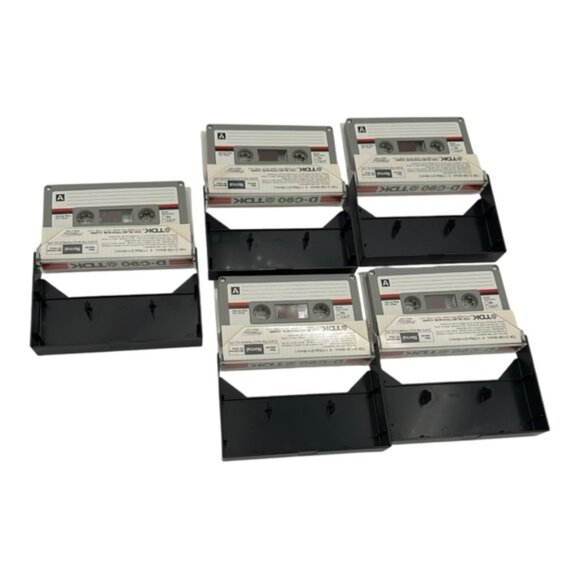 Vintage TDK D-C90 Cassette Tapes 1979 Lot Of 5 - Picture 3 of 9